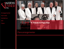 Tablet Screenshot of jazzensvenner.dk